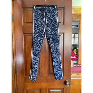 The Upside animal print racing stripe leggings size 6